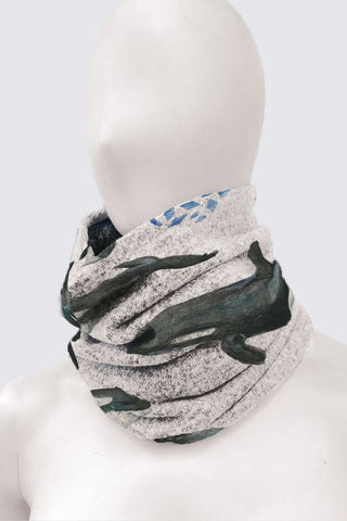 Foulard tube avec épaulards