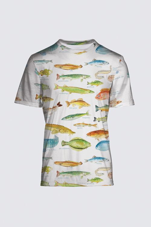 t-shirt poissons - homme