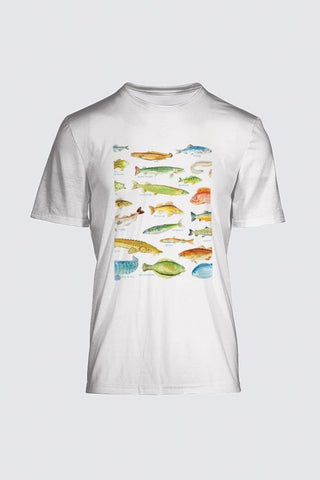 T-shirt poissons devant - homme